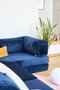 Atelier Del Sofa Kanyon Sofá-Cama Esquinero Azul Marino